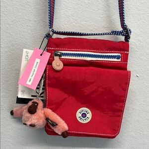 Kipling Crossbody Bag with Iconic Emily Gorilla 🦍 Bag Charm
